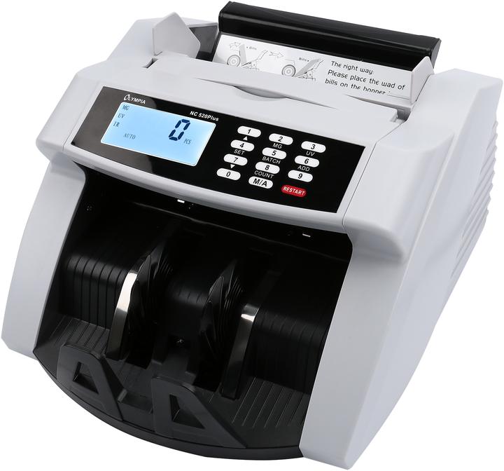 Actual product image Olympia Money counting and testing machine NC 520 Plus (Bank note counter)