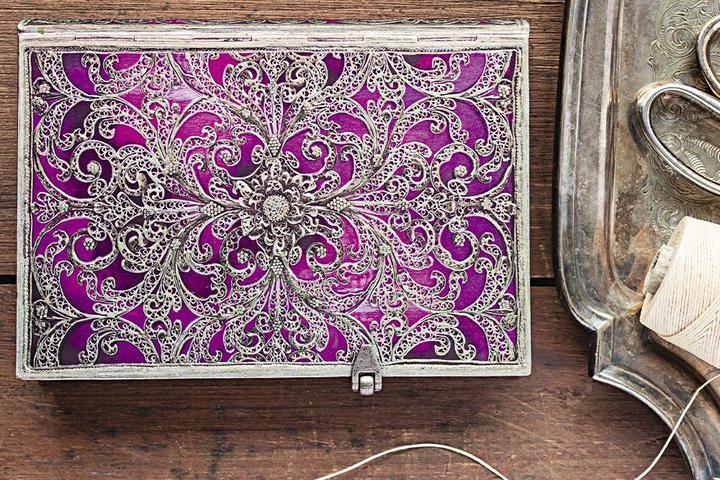 Produktbild Paperblanks Aubergine (180 x 230 mm, Liniert, Harter Einband)