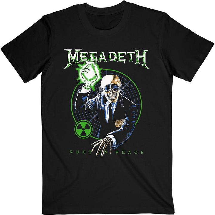 Megadeth Adult Rust In Peace Anniversary Target T-shirt