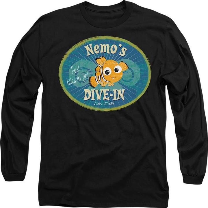 Actual product image Finding Nemo Unisex Adult Nemo's Dive In T-Shirt (M)