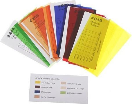 Productafbeelding Godox CF-07 Kleurenfilterset (Kleurenfolie, 0.10 cm)