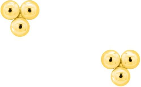 Candy Ohrstecker Sia, 925 Sterling Silber, vergoldet (18k vergoldet, 925 Sterling Silber, 925er Sterlingsilber)