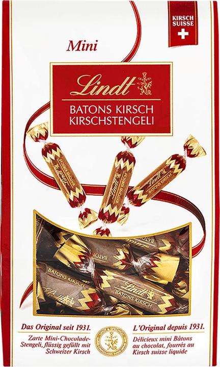 Produktbild Lindt Kirschstengeli Mini (130 g)
