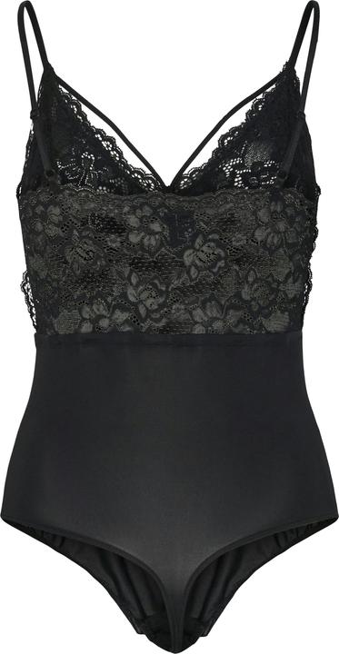 Pieces Riemchen Spitzen Ärmelloser Body