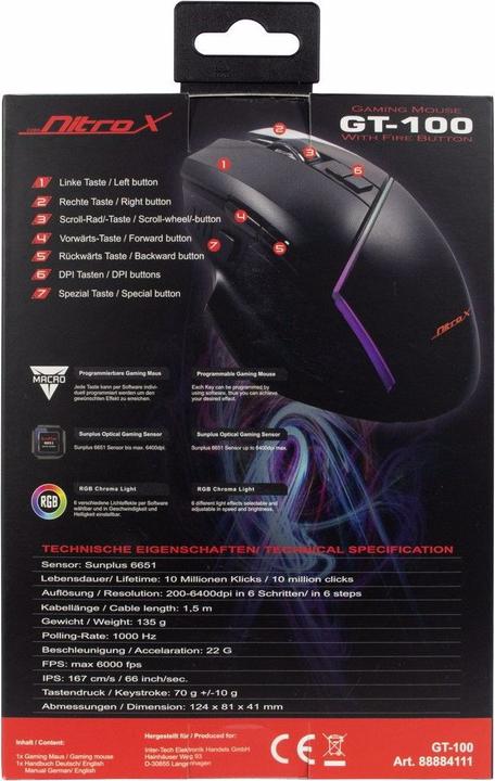 Actual product image Intertech GT-100 (Cable)
