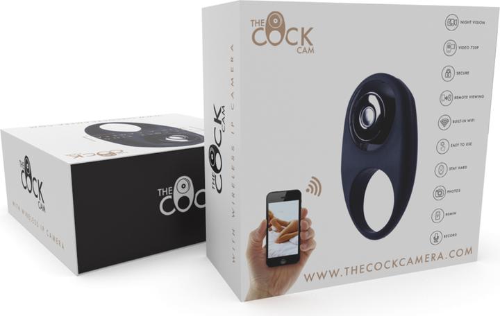 Actual product image The Cock Cam Penis ring with camera (3 cm)