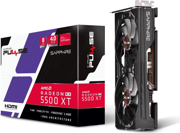 Produktbild Sapphire Pulse Radeon RX 5500 XT SF (4 GB)