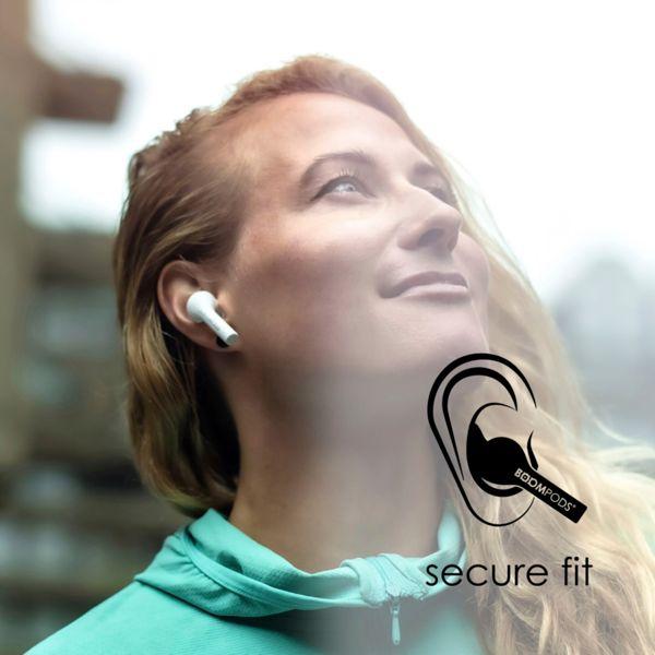 Image du produit Boompods Bassline GO Bluetooth® HiFi In Ear Headphones Casque intra-auriculaire, contrôle du volume (ANC, 23 h, Sans fil)