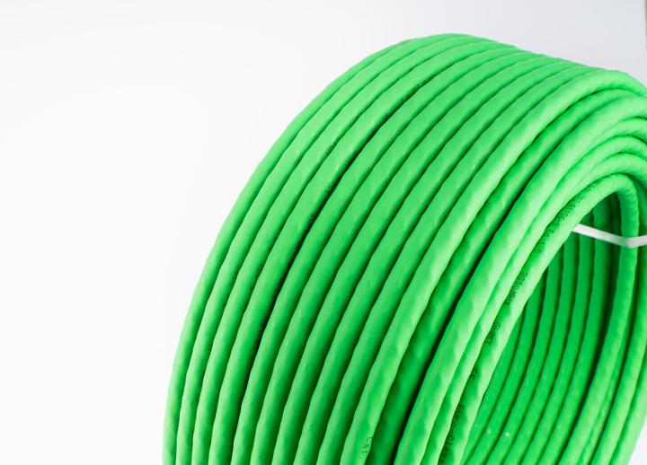 Produktbild Shiverpeaks ®-BASIC-S--Verlegekabel, cat. 8.2, S/FTP, GHMT Zertifizierung, grün, 50,0m (S/FTP, CAT8.2, 50 m)