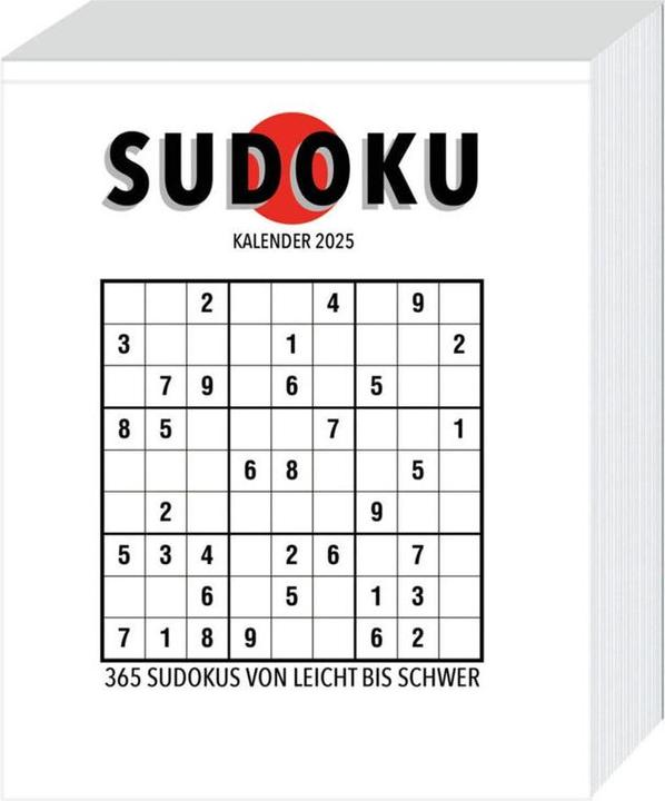 Image du produit Calendrier à déchirer Sudoku 2025 (15 x 18 cm, Non contraignant, Allemand)