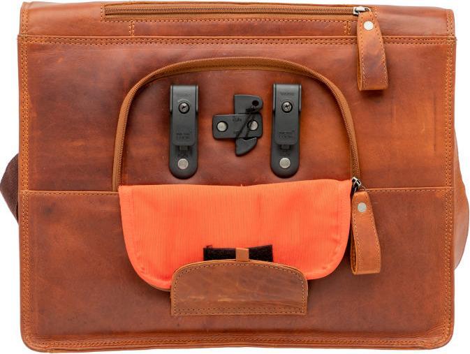 Produktbild New Looxs Radtasche Fellini Leder Cognag 18l.