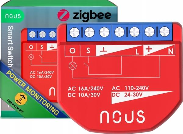 Image du produit Nous Actionneur de commutation B2Z ZigBee PM 1 canal / 16A / ZigBee3.0 / mesure (Actionneur de commutation)