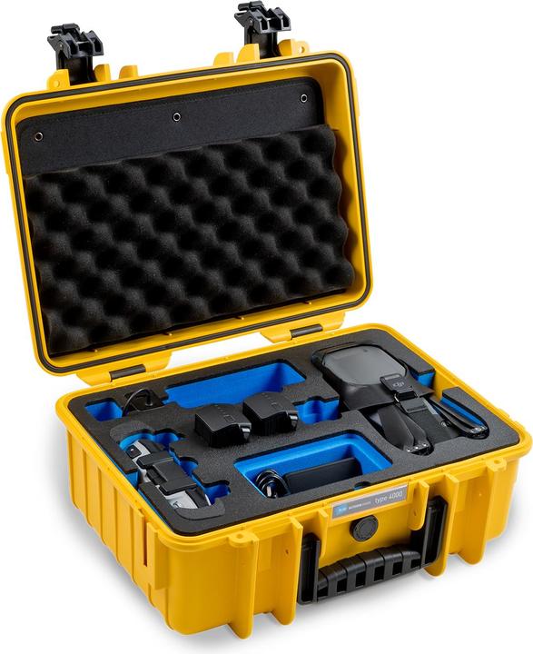 Image du produit B&W International DJI Mavic 3 Fly More Combo valise de transport B&W type 4000 jaune (Valises de drone, DJI Mavic 3)