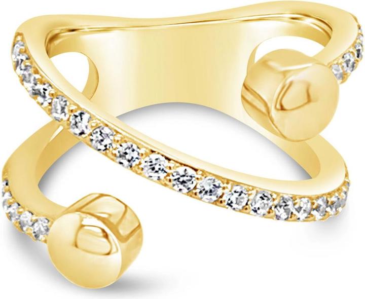 Image du produit Breuning BAGUE - BILLETTE. 0,60 ct. H/si (52, Or 585/14 K)