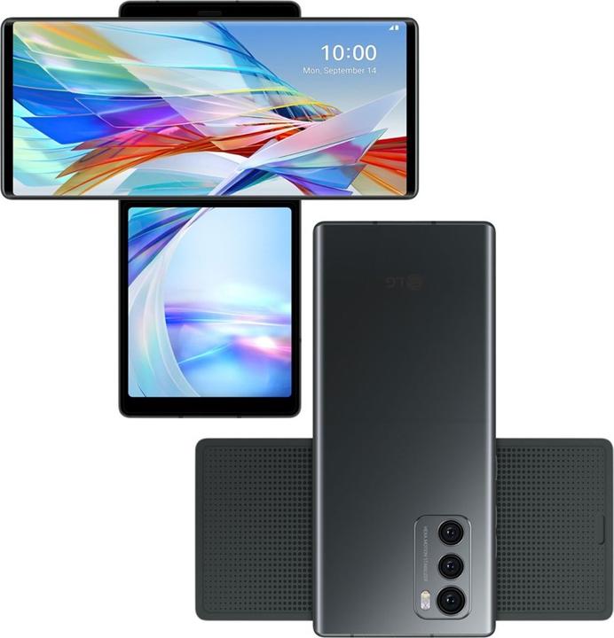 Produktbild LG Wing (128 GB, Aurora Gray, 6.80", Hybrid Dual SIM, 64 Mpx, 5G)