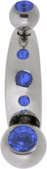 Actual product image Bijouteria Genital piercings (Surgical steel 316L, Zirconia, Premium crystal)