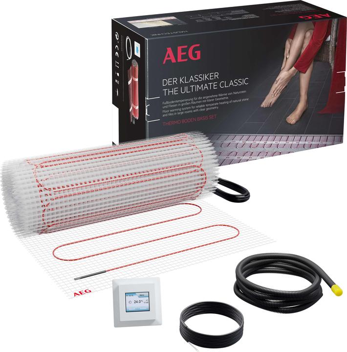Produktbild AEG Haustechnik Basis Thermo Boden TBS TB 160/5 Set Plus, elektrische Fussbodenheizung, Komplettset, 5 m², 160 W/m²