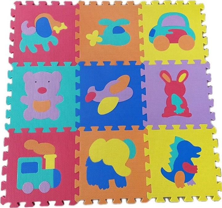 Produktbild Alltoys Schaumstoffpuzzle Tiere und Transport I (30x30)