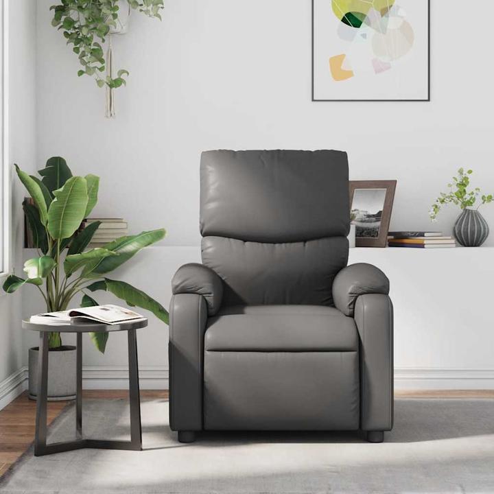 Immagine prodotto VidaXL Sedia da massaggio in similpelle grigia,Colore: Grigio, Materiale