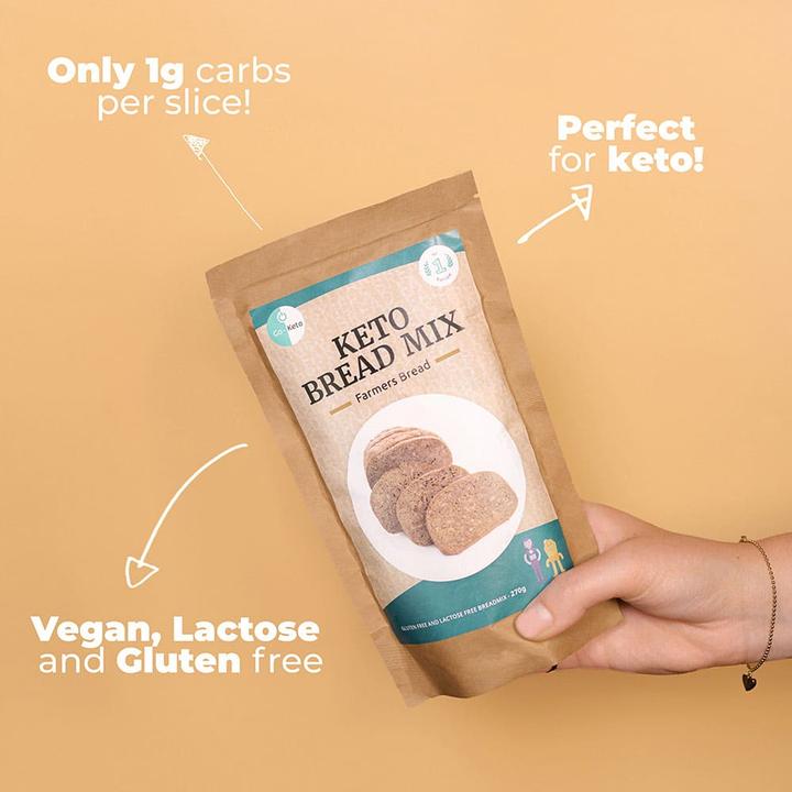 Image du produit Go-Keto Mélange de pain céto Pain paysan (270 g)