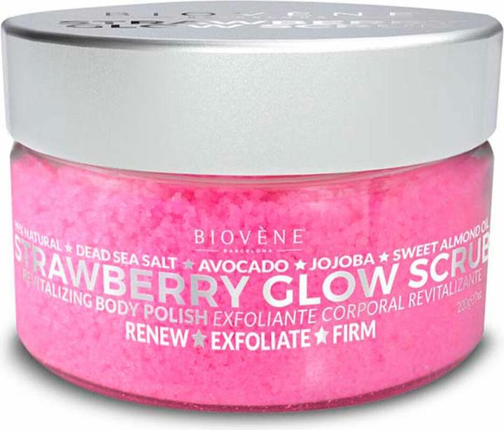Produktbild Biovène Strawberry Glow Scrub Revitalizing Body Polish 200g