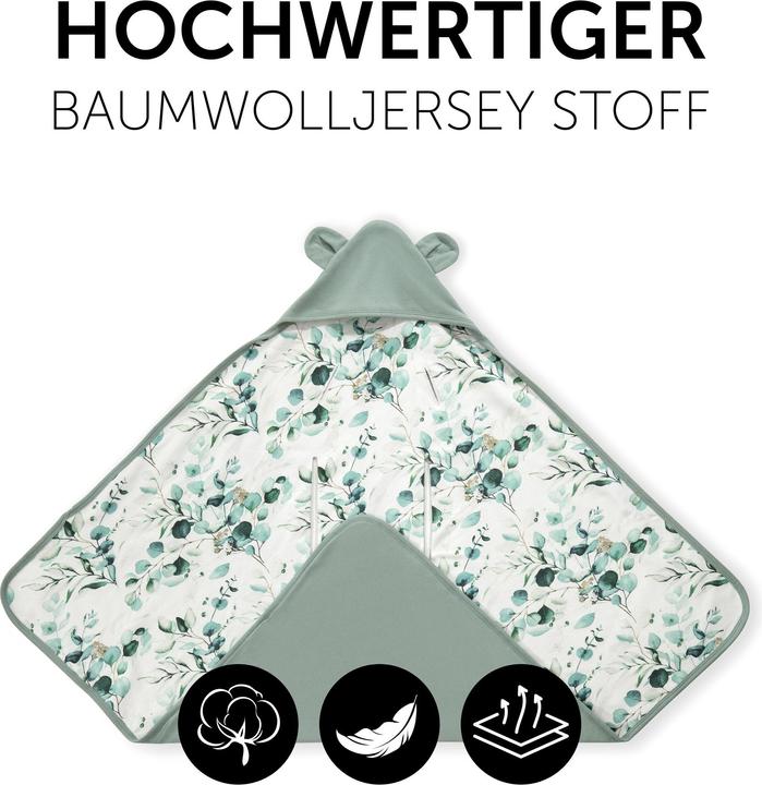 Produktbild Hauck Snuggle N Dream Leaves Mint (80 x 80 cm)