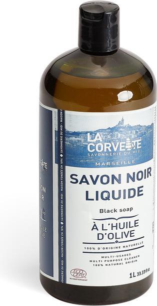 La Corvette Schwarze Seife (Flüssigseife, 1000 ml)