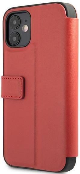 Image du produit Ferrari FEOGOFLBKP12SRE iPhone 12 mini 5,4" czerwony/red book Off Track Perforated (Apple iPhone 12 mini)