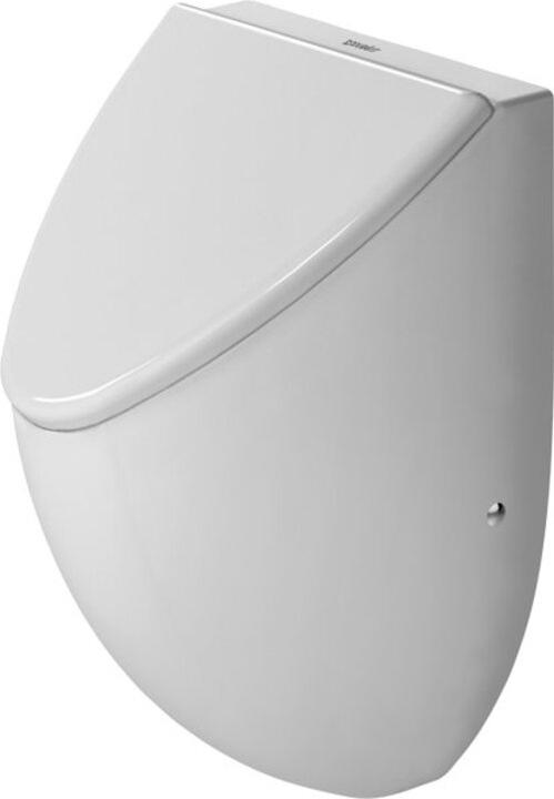 Produktbild Duravit Urinal Fizz fr Deckel Zulauf hinten Ablauf hinten wei 0823350000