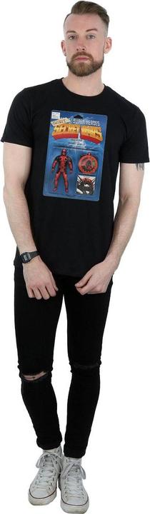 Actual product image Mens Deadpool Secret Wars Action Figure T-Shirt (S)