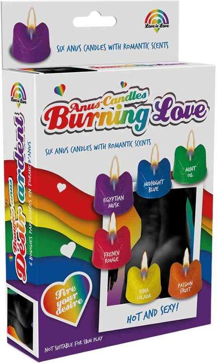Produktbild Spencer & Fleetwood Rainbow Burning Love anus candles (6 Stk.)