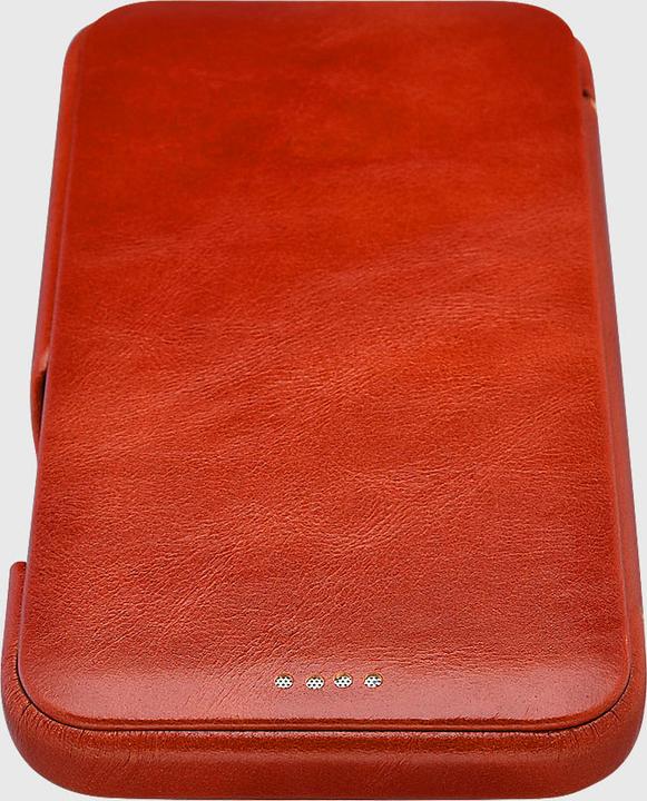 Produktbild iCarer Lederhülle mit Klappe (Apple iPhone 12 Pro Max)