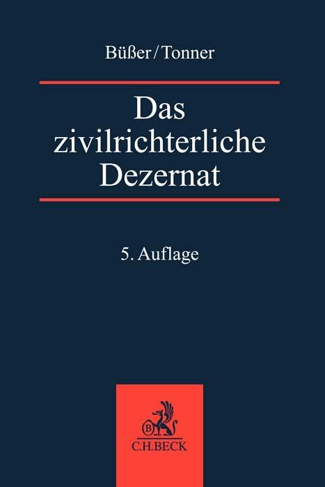 Immagine prodotto Das zivilrichterliche Dezernat (Tedesco, Janko Büsser, Martin Tonner, 2024)