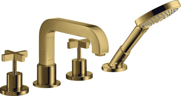 Immagine prodotto Axor Citterio, rubinetteria per vasca da bagno a 4 fori con maniglie a croce