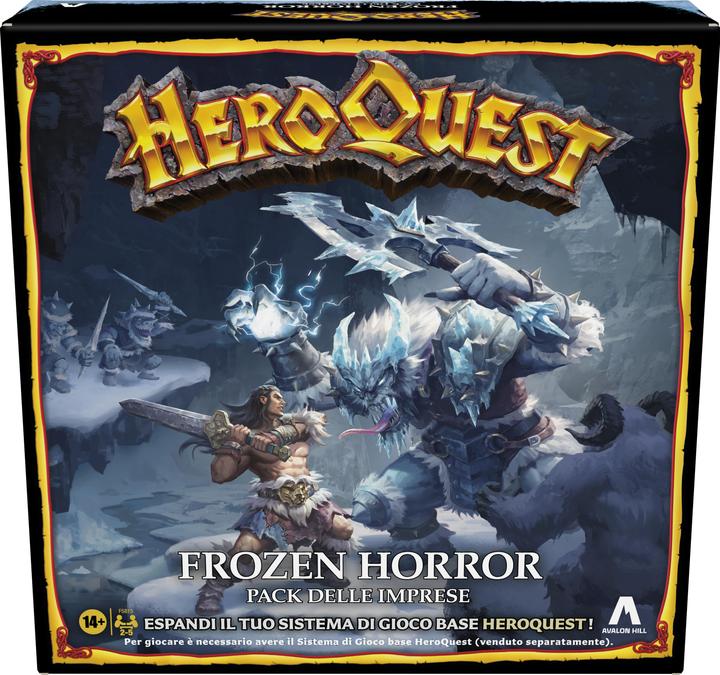 Immagine prodotto Hasbro Avalon Hill, HeroQuest, Frozen Horror, gioco dungeon crawler, gioco da tavolo per adulti, per giocar