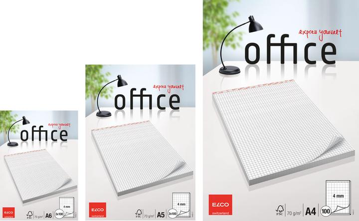 Image du produit Elco Bloc-notes du bureau (A4, Quadrillé)