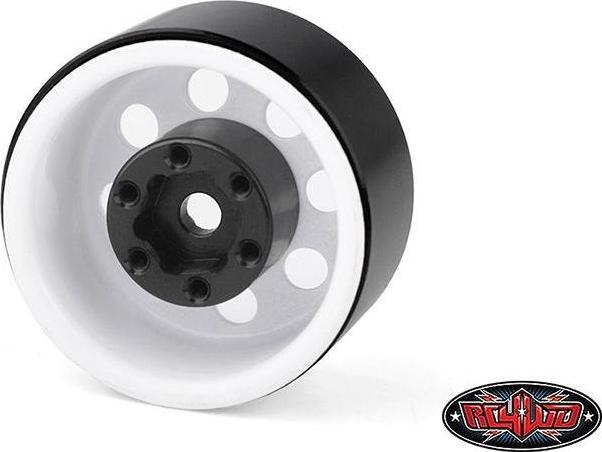 Immagine prodotto Rc4Wd Cerchi in acciaio stampato 1.0 Pro8 Beadlock bianco, 4 pezzi