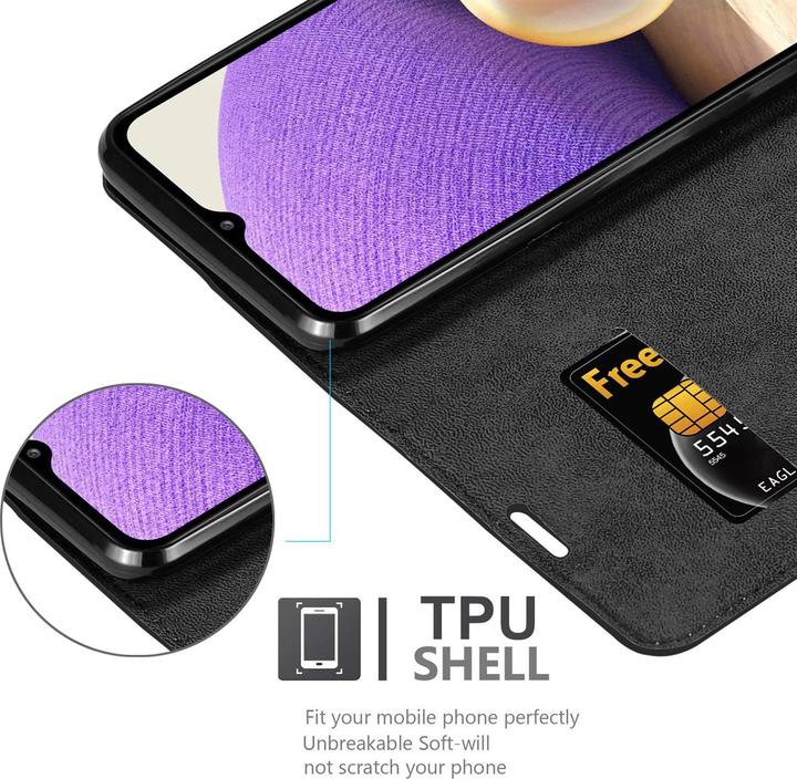 Actual product image Cadorabo Book Invisible Magnet Cover (Samsung Galaxy A32 5G)