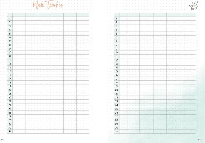 Produktbild Nähen – Mein Bullet Journal – Besser planen & Nähträume verwirklichen (Deutsch, 2020)