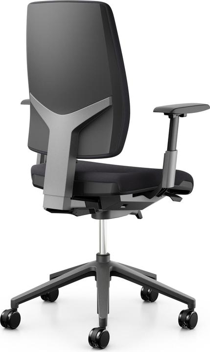 Produktbild Giroflex Bürostuhl 68 mit Polsterrücken und Armlehnen, Charcoal