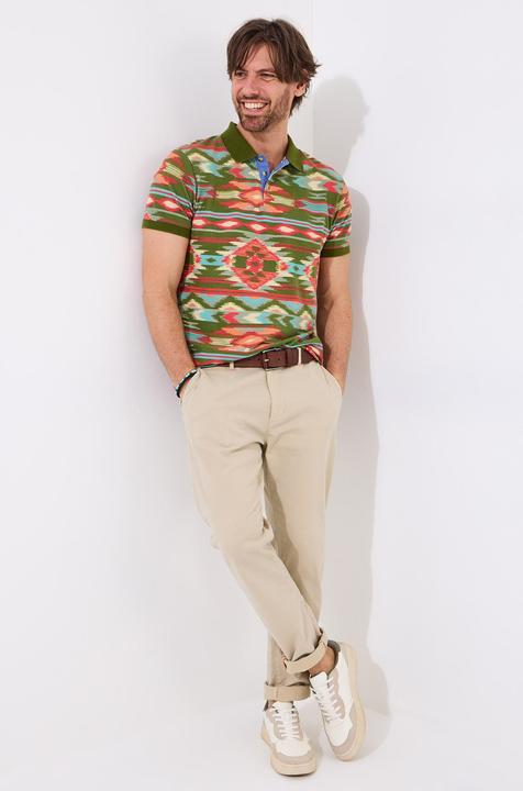 Immagine prodotto Joe Browns Vibrant Aztec Print Polo Shirt (S)