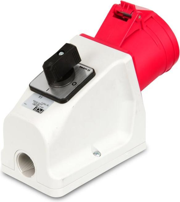 Image du produit PCE 75925-6 Prise murale avec interrupteur 32A 5p 6h IP44