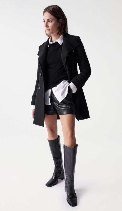 Actual product image Salsa Jeans Jackets Grace Long Woolen Coat (XL)