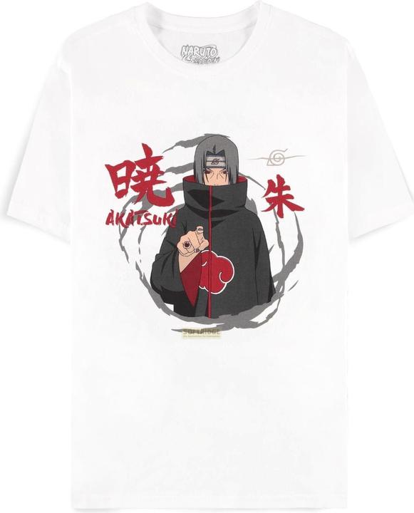 Difuzed Naruto Shippuden T-Shirt Itachi Uchiha White Grösse XXL (XXL)