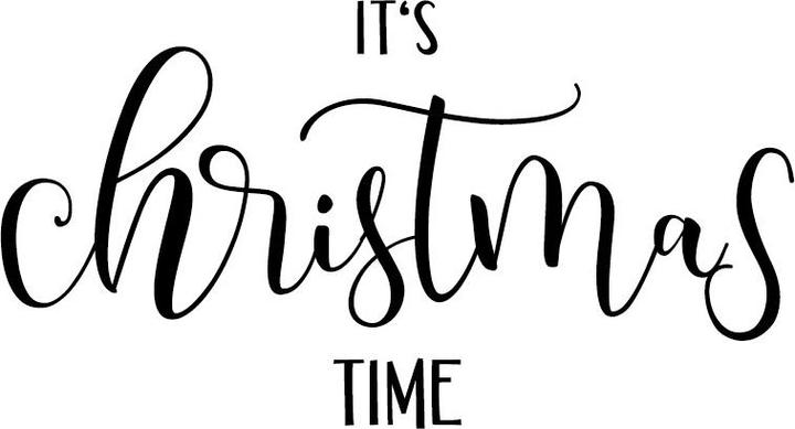 Produktbild Butterer Stempel "It's christmas time"