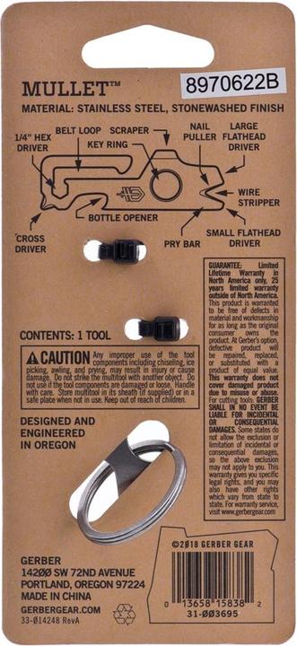 Produktbild Gerber Gear Mullet (9 Funktionen)