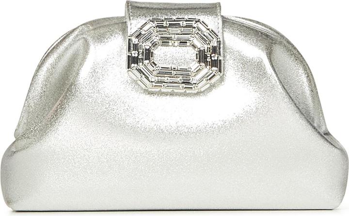 Amina Muaddi Bags.. Silver