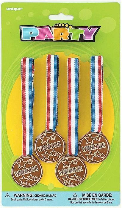 Produktbild Unique Party Medaille Geburtstag Halskette (4er Pack)