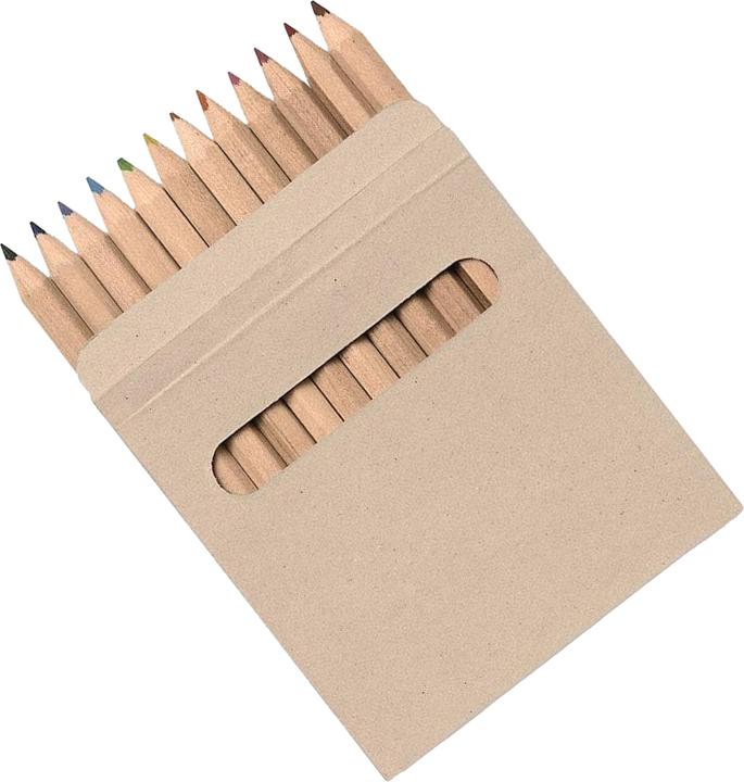 Image du produit MidOcean - Ensemble Crayons de couleur ARCOLOR (Marron, 12 x)