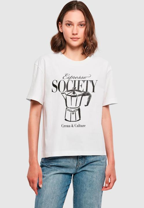 Actual product image Miss Tee Espresso Society Tee - 187379 (XL)